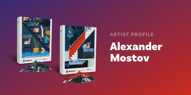Puzzles created by BetterCo and artist Alexander Mostov